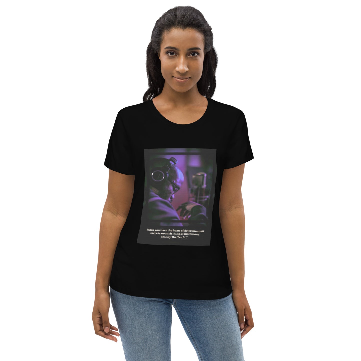 The Heart Of Determination Women's fitted eco tee