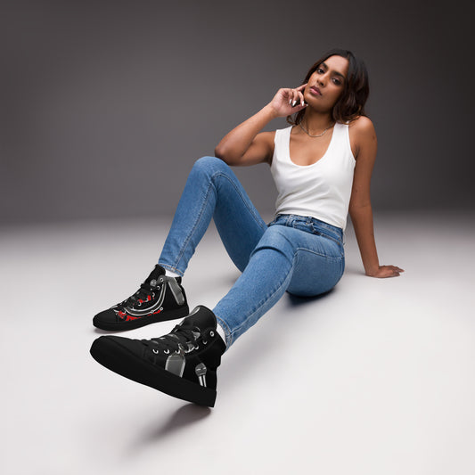 MANNY THE TRU MC Women’s high top canvas shoes