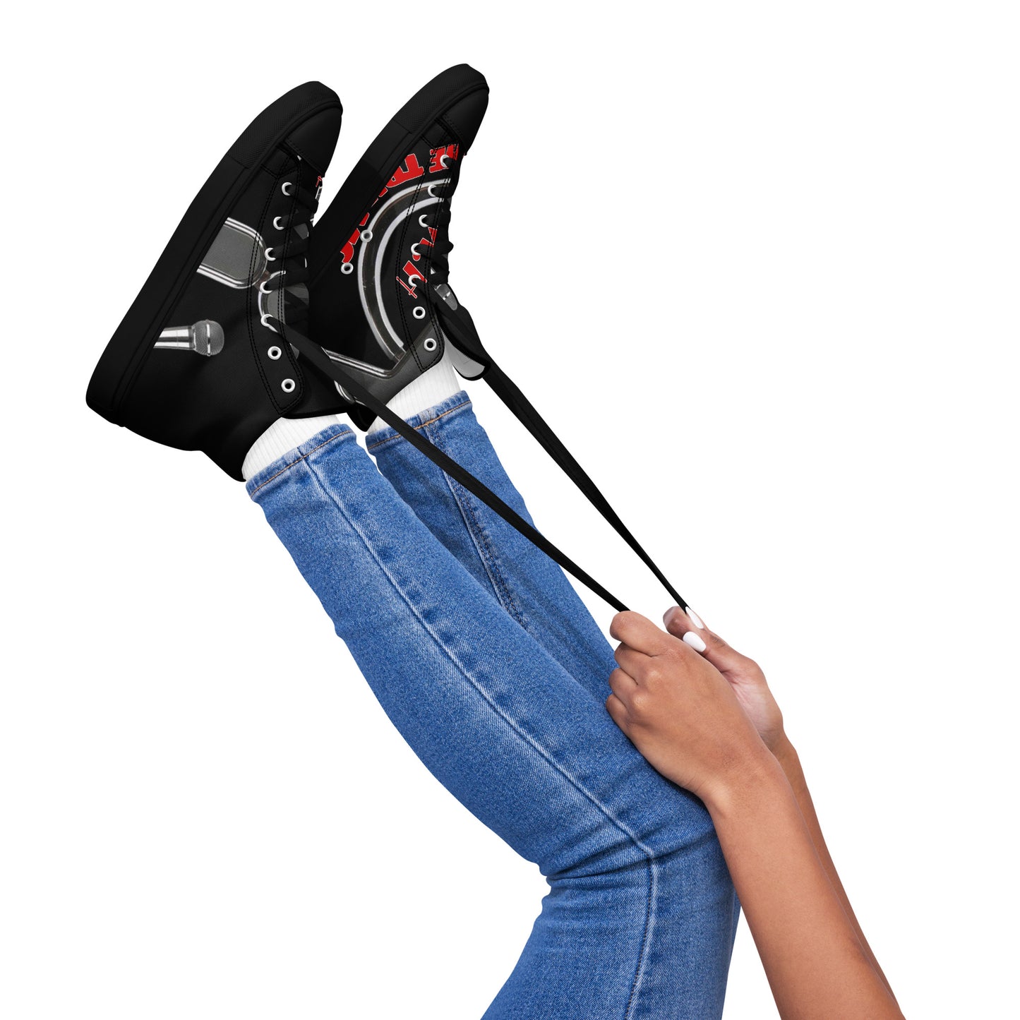 MANNY THE TRU MC Women’s high top canvas shoes