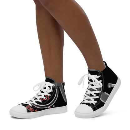THE TRU MC Women’s high top canvas shoes