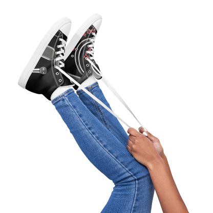 THE TRU MC Women’s high top canvas shoes