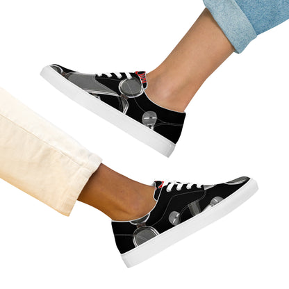 THE TRU MC Women’s lace-up canvas shoes
