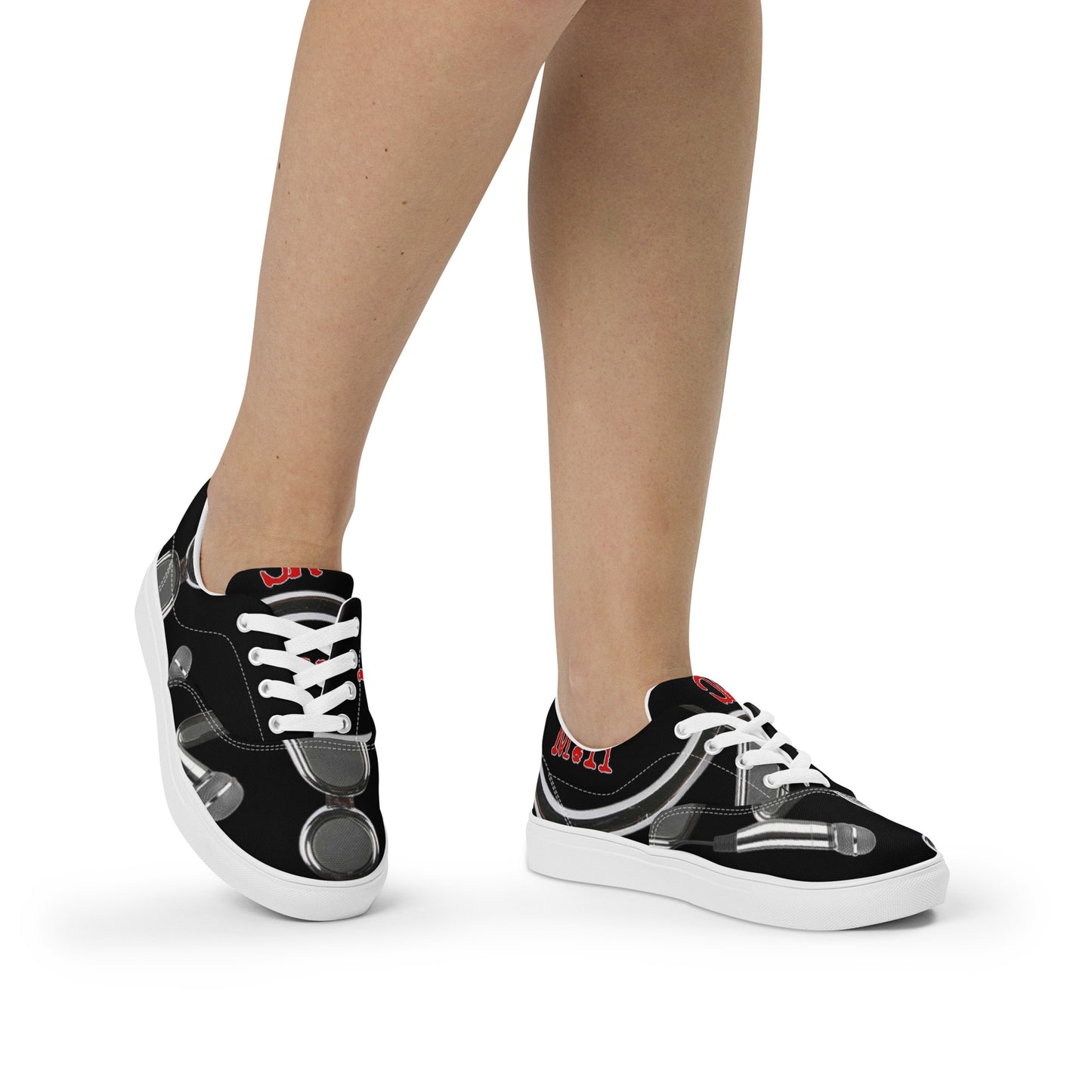 THE TRU MC Women’s lace-up canvas shoes