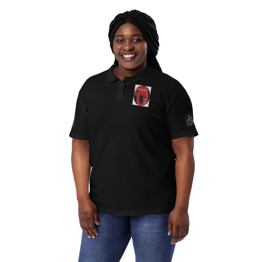 TRU MC MUZIK Women’s pique polo shirt