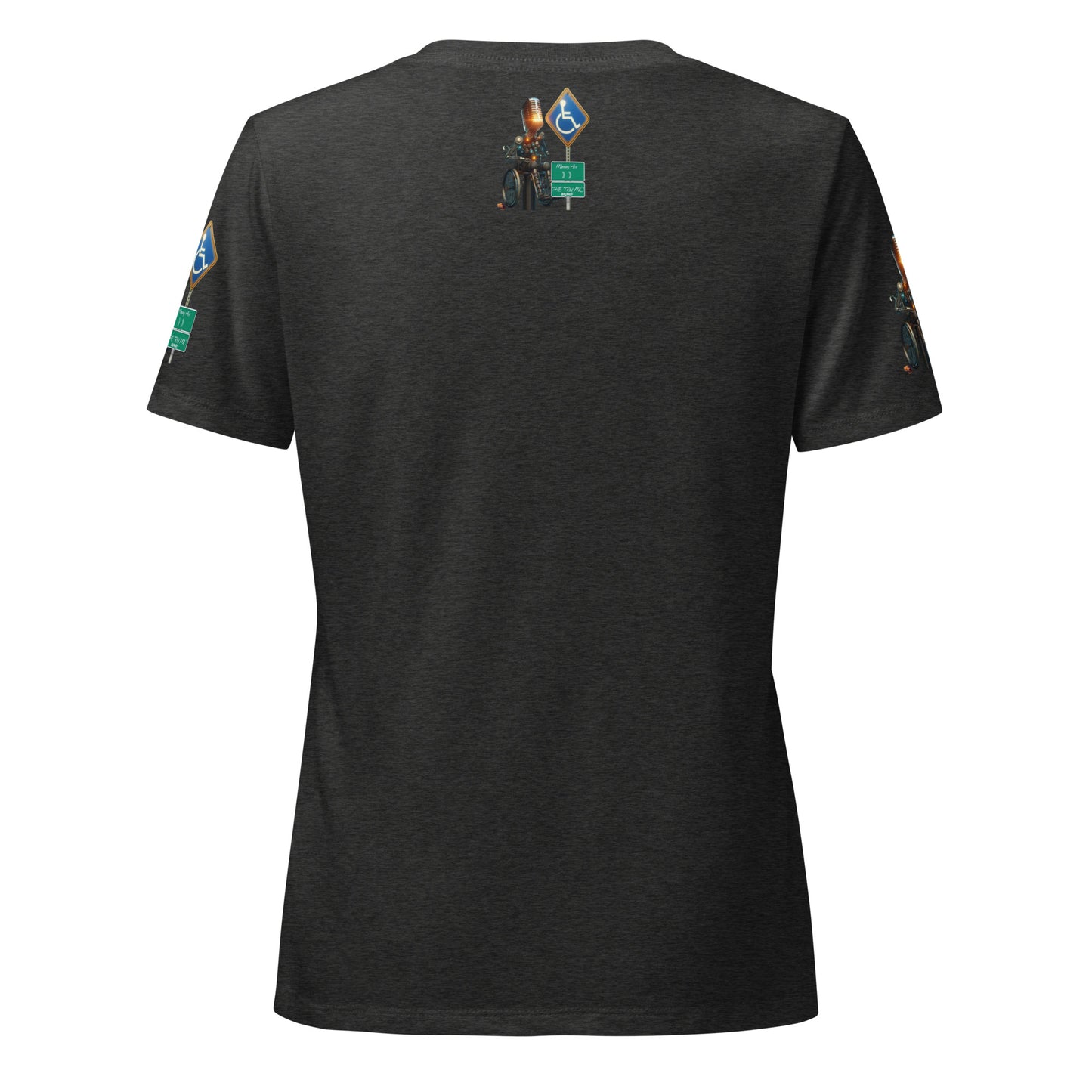 walk in faith Women’s relaxed v-neck t-shirt