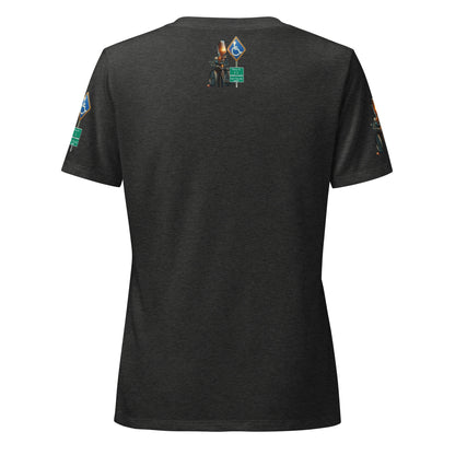 walk in faith Women’s relaxed v-neck t-shirt