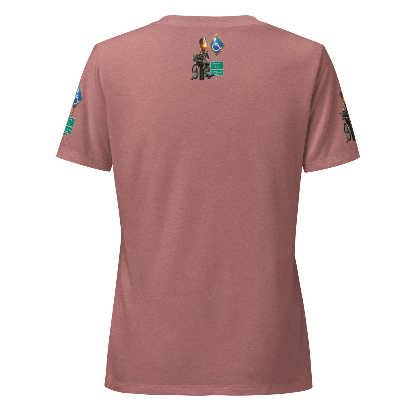 walk in faith Women’s relaxed v-neck t-shirt