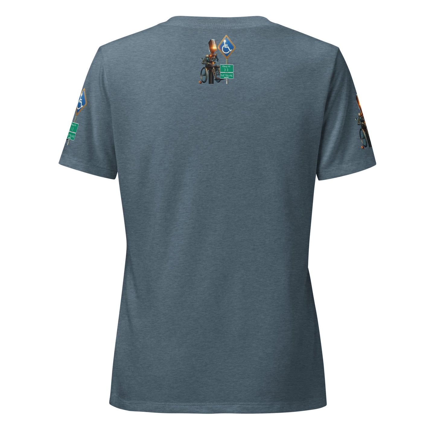 walk in faith Women’s relaxed v-neck t-shirt