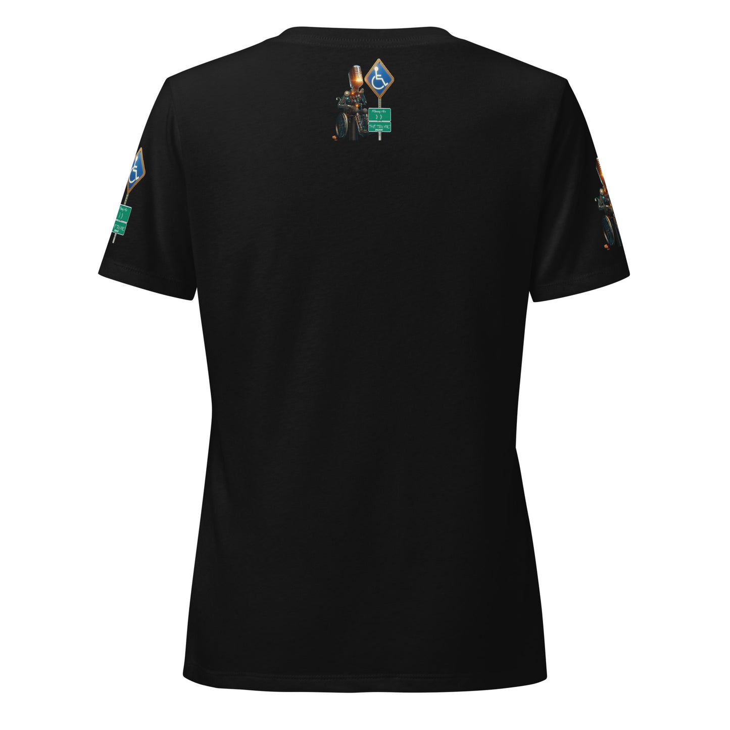 walk in faith Women’s relaxed v-neck t-shirt