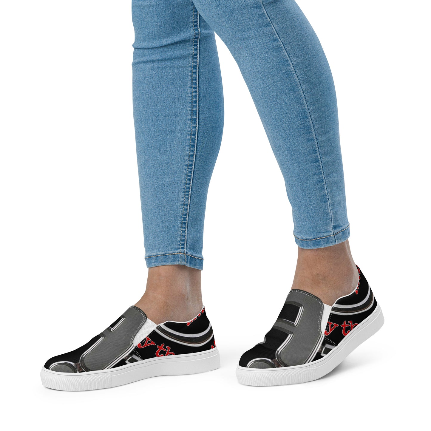 THE TRU MC Women’s slip-on canvas shoes