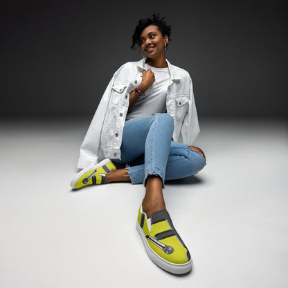 THE TRU MC Sunshine Edition Women’s slip-on canvas shoes