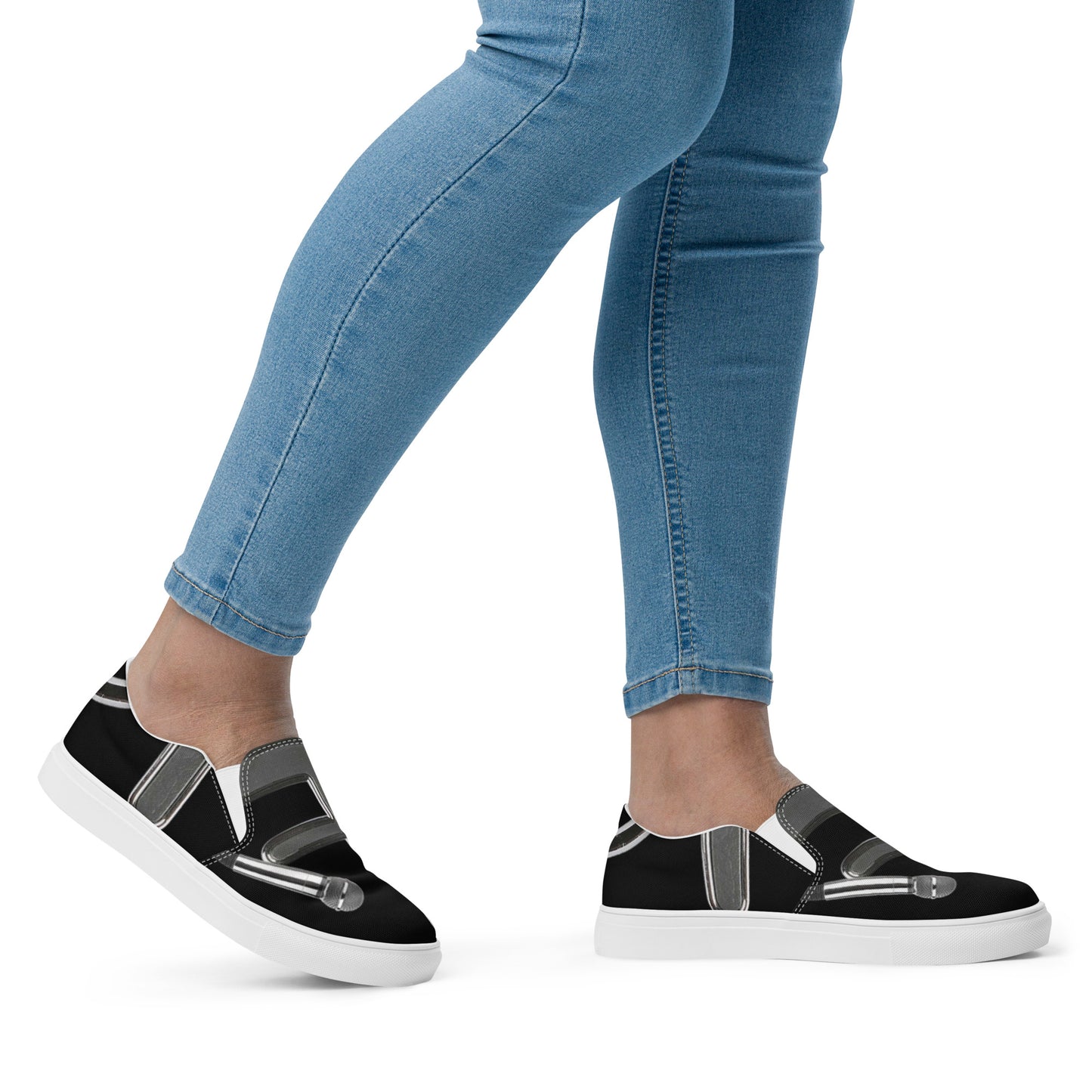 THE TRU MC Women’s slip-on canvas shoes