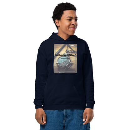 Don't waste time make time Youth heavy blend hoodie