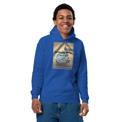 Don't waste time make time Youth heavy blend hoodie
