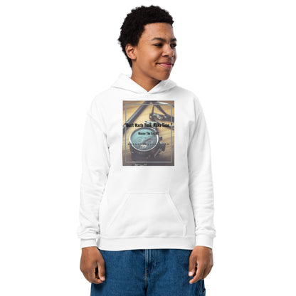 Don't waste time make time Youth heavy blend hoodie