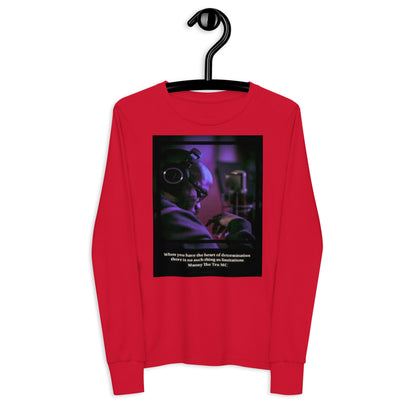 The Heart Determination Youth long sleeve tee