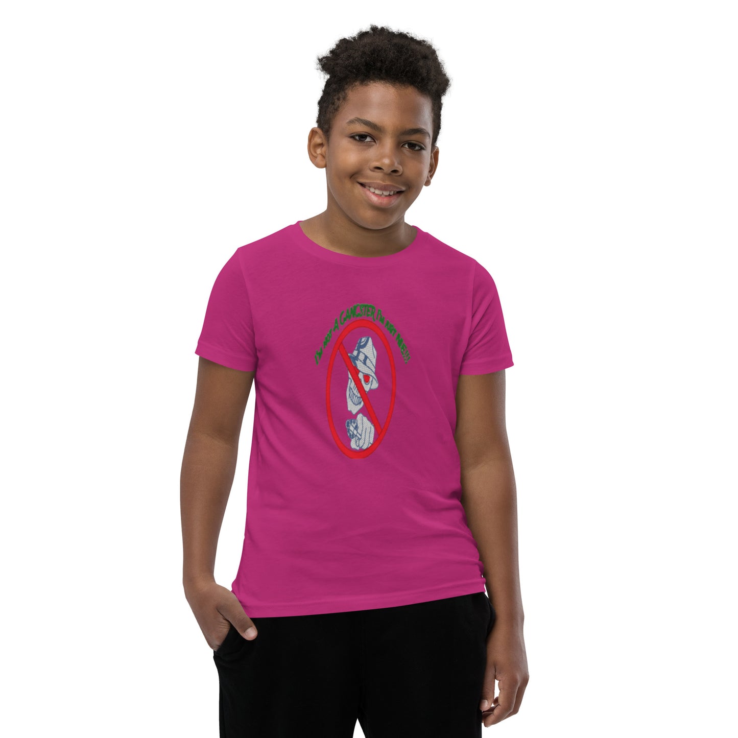 I'm not a gangster Youth Short Sleeve T-Shirt