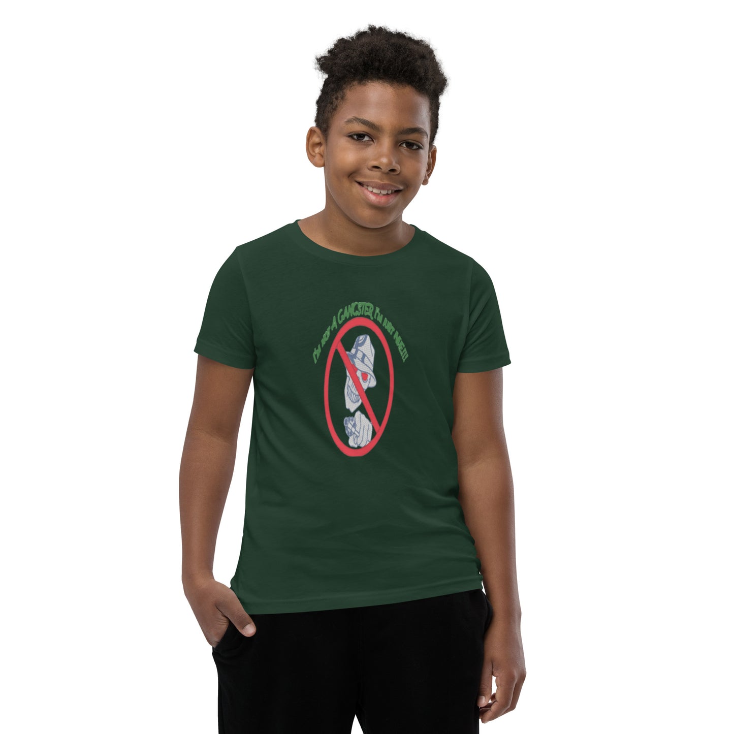 I'm not a gangster Youth Short Sleeve T-Shirt