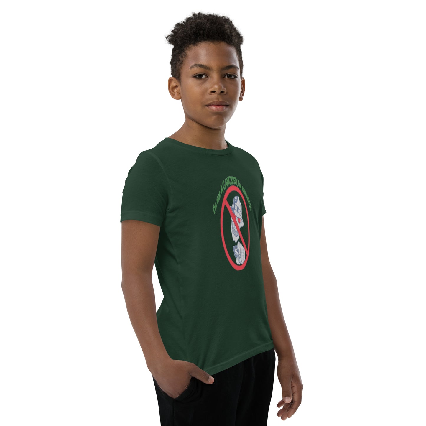I'm not a gangster Youth Short Sleeve T-Shirt