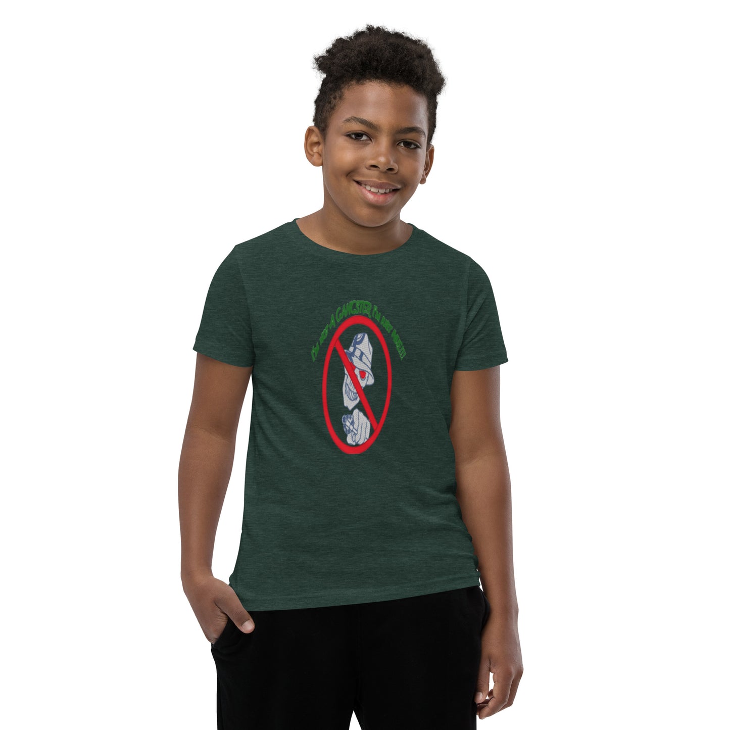 I'm not a gangster Youth Short Sleeve T-Shirt