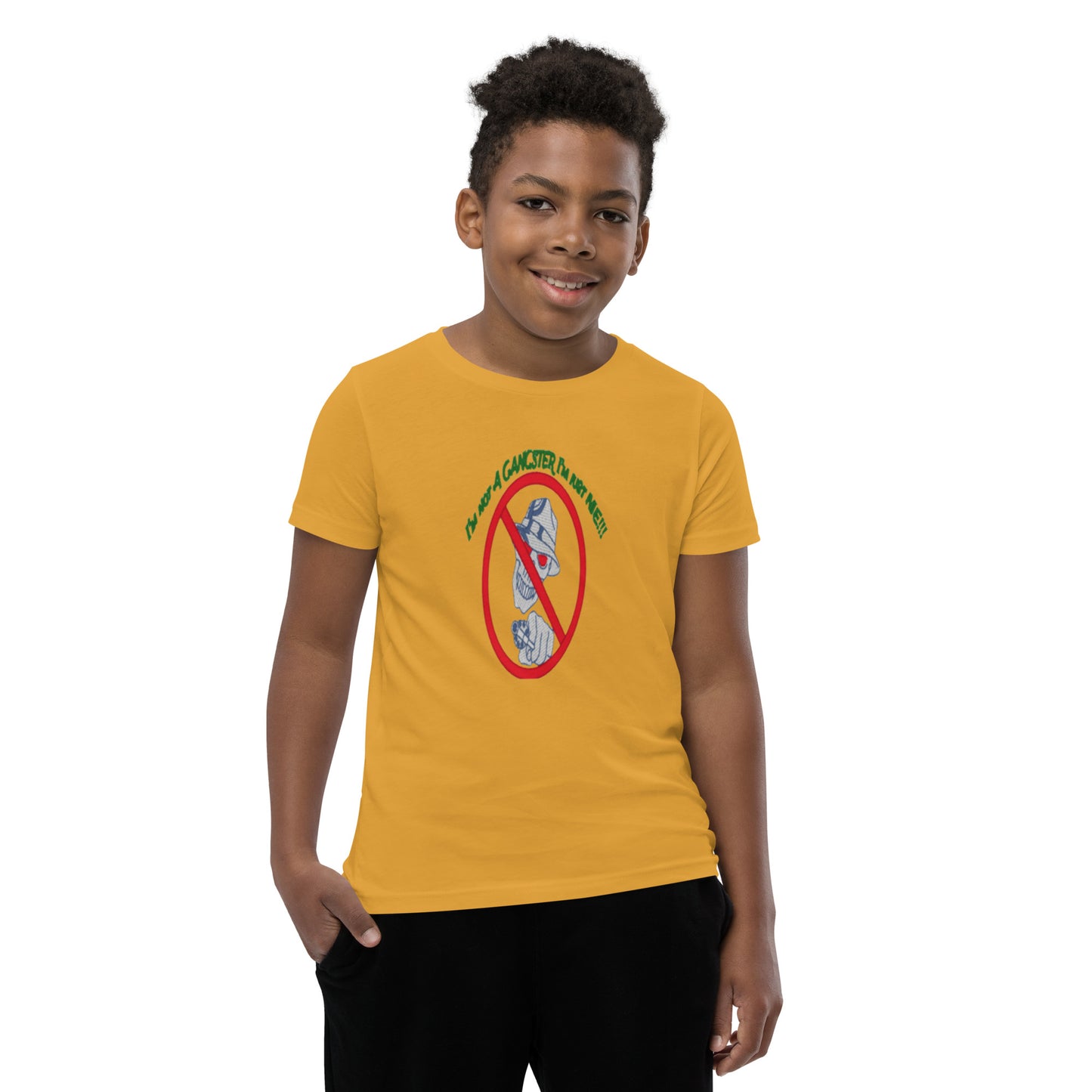 I'm not a gangster Youth Short Sleeve T-Shirt