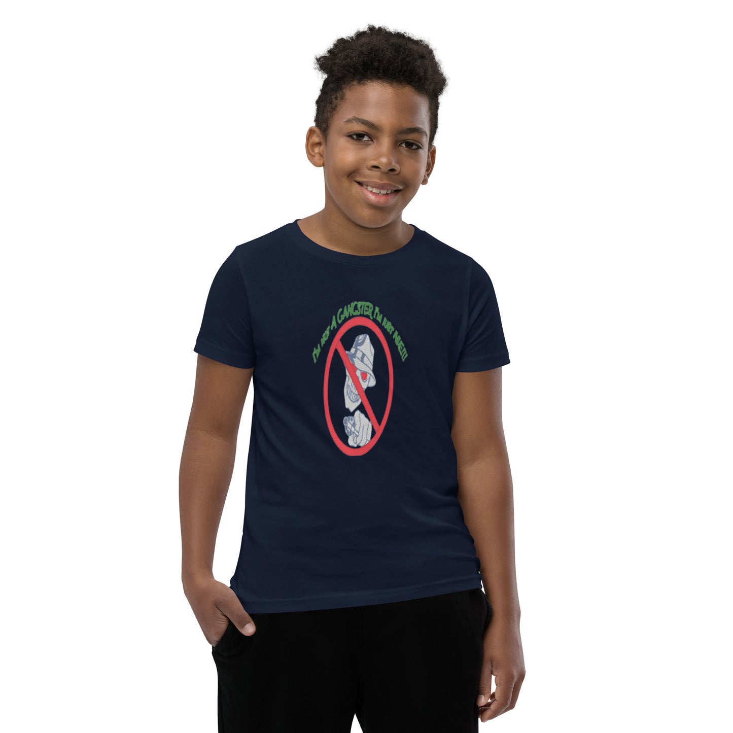 I'm not a gangster Youth Short Sleeve T-Shirt