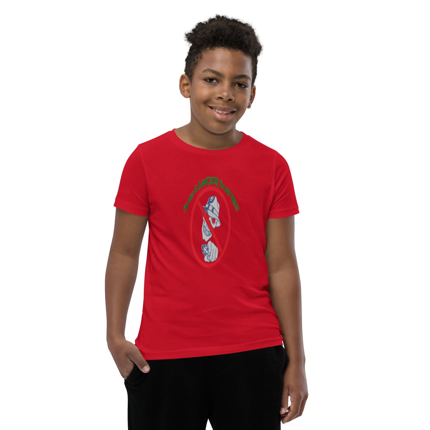 I'm not a gangster Youth Short Sleeve T-Shirt