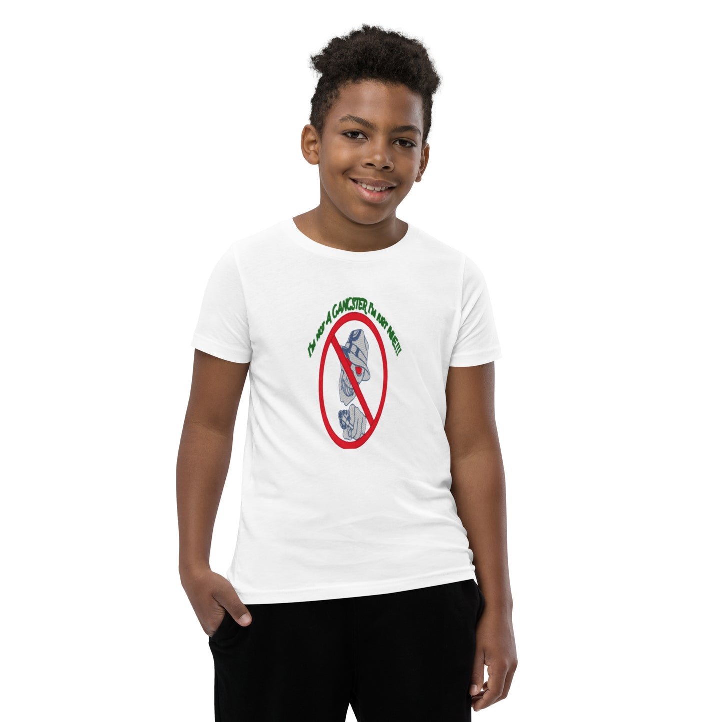 I'm not a gangster Youth Short Sleeve T-Shirt